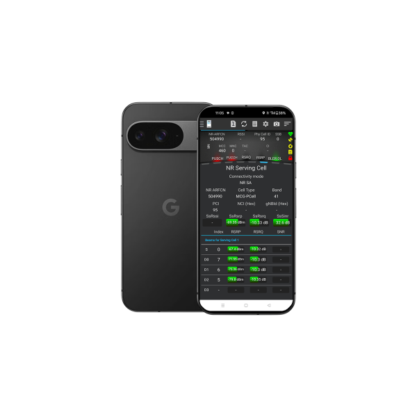 TEMS Google Pixel 9 GUR25 G2YBB 5G NR Drive test phone for TEMS | NEMO