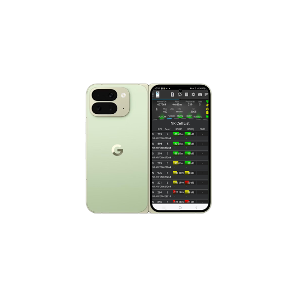 tems Google Pixel 10 Pro Fold GU0NP 5G NR Drive test phone for TEMS | NEMO