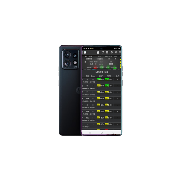 tems Motorola Edge+ (2023) XT2301-15G NR Drive test phone for TEMS | NEMO