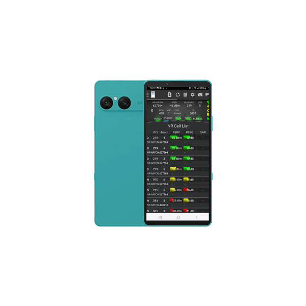 tems Sony Xperia 10 Mk VII XQ-FE54 5G NR Drive test phone for TEMS | NEMO